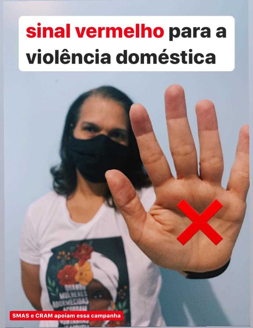 Camacã: Secretaria de Assistência Social através do CRAM adere a Campanha Sinal Vermelho contra a Violência Doméstica